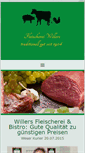 Mobile Screenshot of fleischerei-willers.de